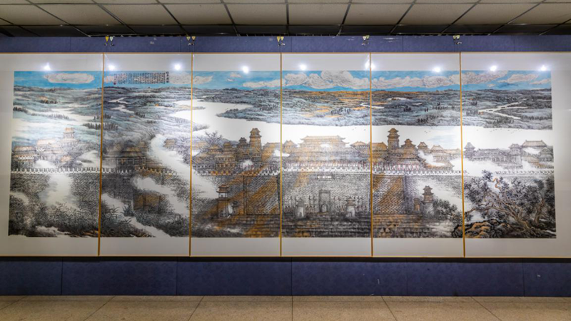“描绘AG尊时凯龙人生就博美术作品国内巡展”在保定开幕